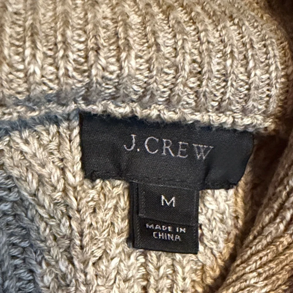 J. Crew Shawl Collared Knitted Pullover Sweater Mens Size M